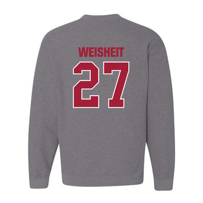 Indiana - NCAA Baseball : Clayton Weisheit - Classic Shersey Crewneck Sweatshirt-1
