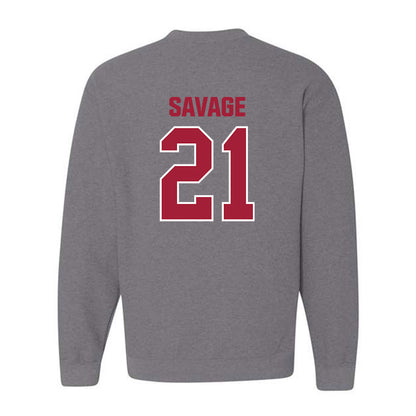 Indiana - NCAA Football : Jacob Savage - Classic Shersey Crewneck Sweatshirt-1