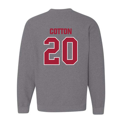 Indiana - NCAA Baseball : Logan Cotton - Classic Shersey Crewneck Sweatshirt-1