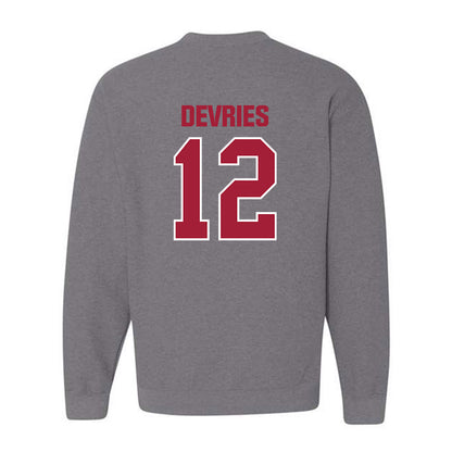 Indiana - NCAA Men's Basketball : Tucker DeVries - Classic Shersey Crewneck Sweatshirt-1