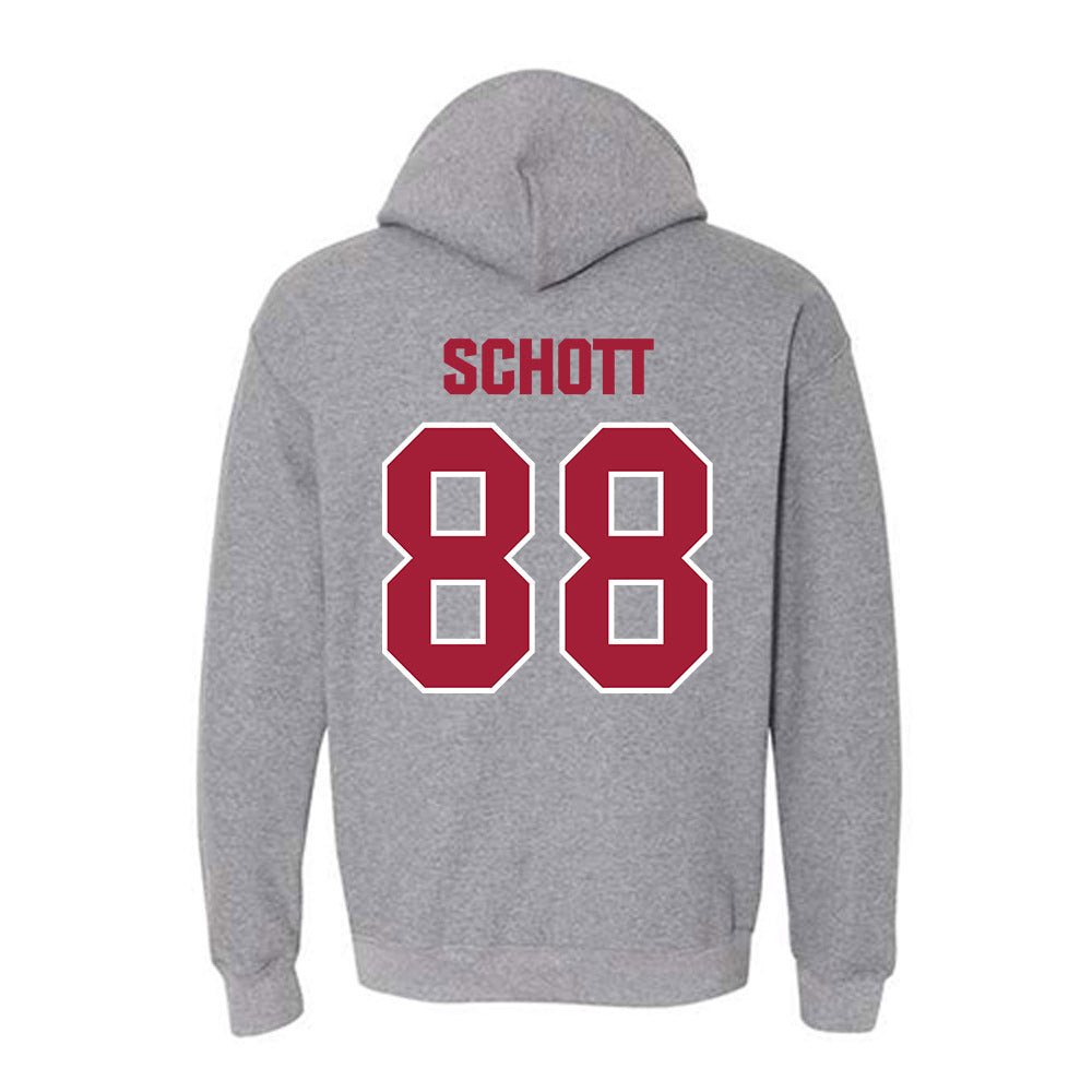 Indiana - NCAA Football : Brock Schott - Classic Shersey Hooded Sweatshirt-1