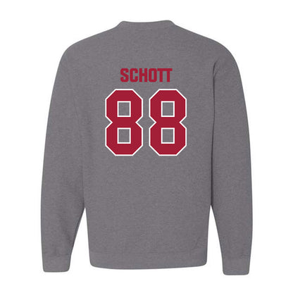 Indiana - NCAA Football : Brock Schott - Classic Shersey Crewneck Sweatshirt-1