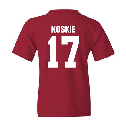 Indiana - NCAA Baseball : Caleb Koskie - Classic Shersey Youth T-Shirt-1