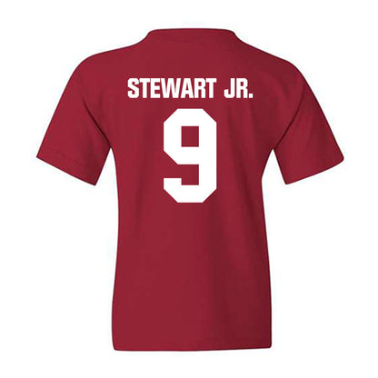 Indiana - NCAA Football : Seaonta Stewart Jr. - Classic Shersey Youth T-Shirt-1