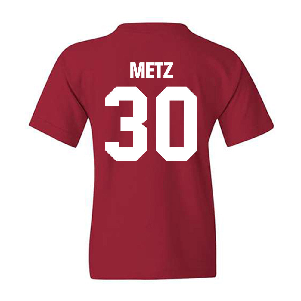 Indiana - NCAA Baseball : Blane Metz - Classic Shersey Youth T-Shirt-1