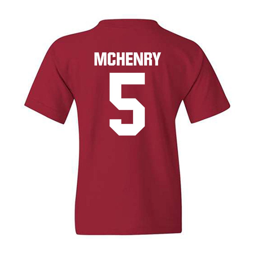 Indiana - NCAA Men's Soccer : Nicholas McHenry - Classic Shersey Youth T-Shirt-1