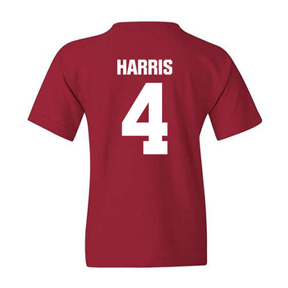 Indiana - NCAA Football : AJ Harris - Classic Shersey Youth T-Shirt-1