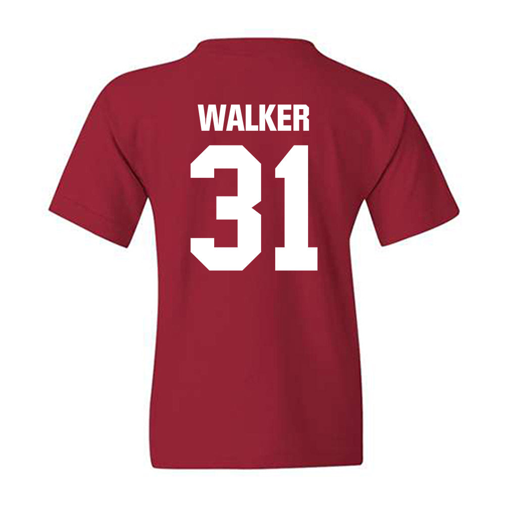 Indiana - NCAA Baseball : Eli Walker - Classic Shersey Youth T-Shirt-1