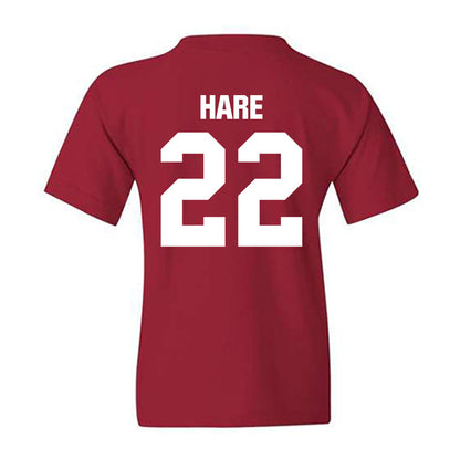 Indiana - NCAA Women's Basketball : Mackenzie Hare - Classic Shersey Youth T-Shirt-1