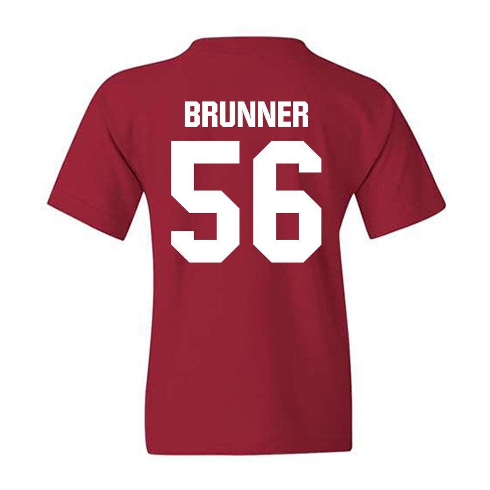 Indiana - NCAA Football : Joe Brunner - Classic Shersey Youth T-Shirt-1