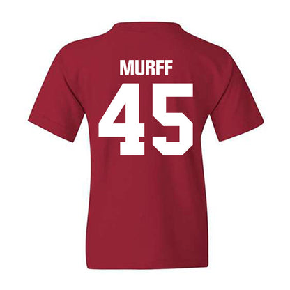 Indiana - NCAA Football : Lincoln Murff - Classic Shersey Youth T-Shirt-1