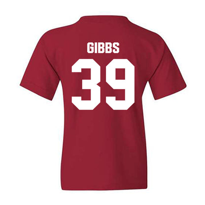 Indiana - NCAA Football : Trevor Gibbs - Classic Shersey Youth T-Shirt-1