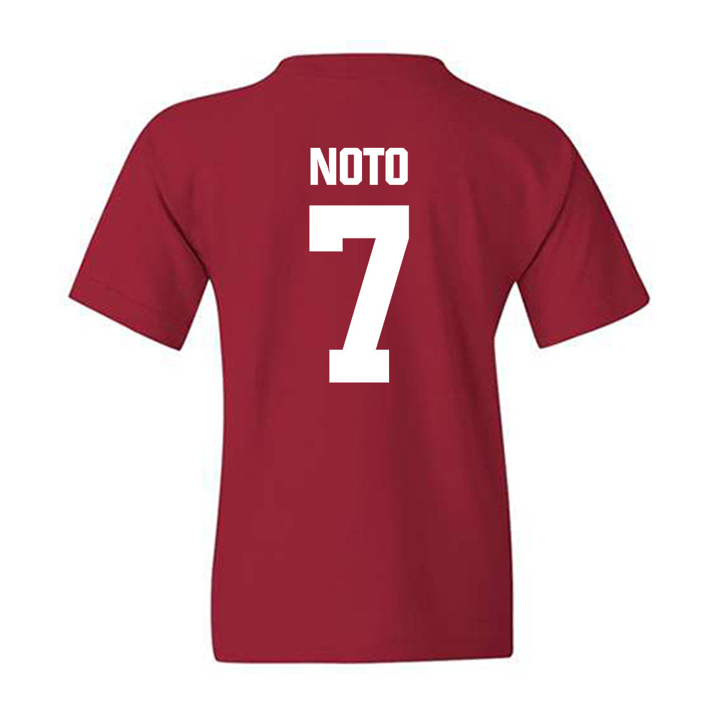 Indiana - NCAA Baseball : Mateo Noto - Classic Shersey Youth T-Shirt-1