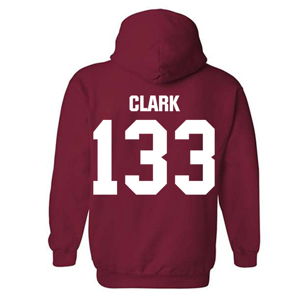 Indiana - NCAA Wrestling : Marlo Clark - Classic Shersey Hooded Sweatshirt-1