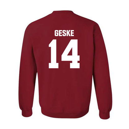 Indiana - NCAA Football : Maverick Geske - Classic Shersey Crewneck Sweatshirt-1