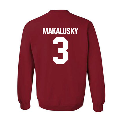 Indiana - NCAA Women's Basketball : Maya Makalusky - Classic Shersey Crewneck Sweatshirt-1
