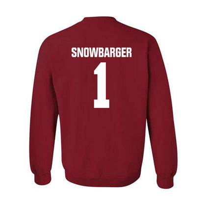 Indiana - NCAA Women's Volleyball : Sara Snowbarger - Classic Shersey Crewneck Sweatshirt-1