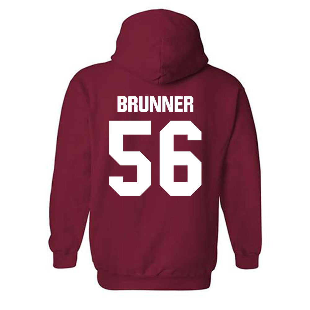 Indiana - NCAA Football : Joe Brunner - Classic Shersey Hooded Sweatshirt-1