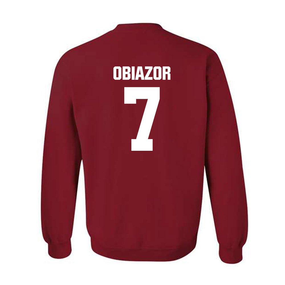 Indiana - NCAA Football : Chiddi Obiazor - Classic Shersey Crewneck Sweatshirt-1