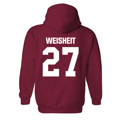 Indiana - NCAA Baseball : Clayton Weisheit - Classic Shersey Hooded Sweatshirt-1