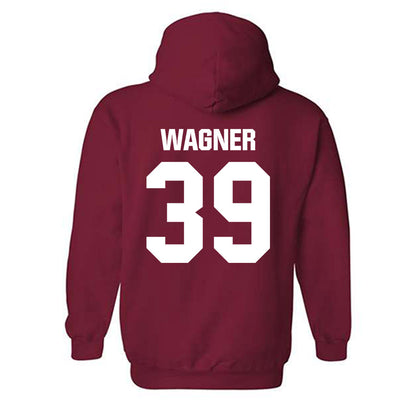 Indiana - NCAA Baseball : Nash Wagner - Classic Shersey Hooded Sweatshirt-1
