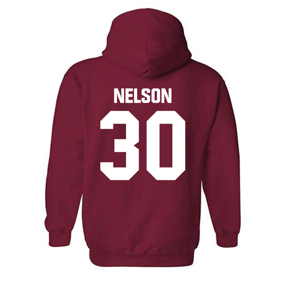 Indiana - NCAA Football : PJ Nelson - Classic Shersey Hooded Sweatshirt-1