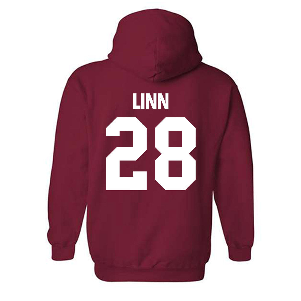 Indiana - NCAA Baseball : Conner Linn - Classic Shersey Hooded Sweatshirt-1