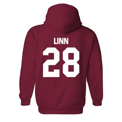 Indiana - NCAA Baseball : Conner Linn - Classic Shersey Hooded Sweatshirt-1