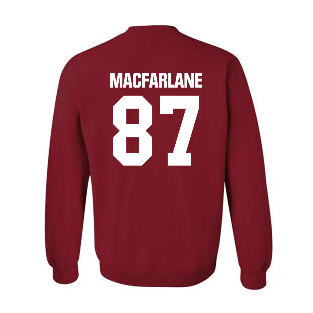 Indiana - NCAA Football : Pj Macfarlane - Classic Shersey Crewneck Sweatshirt-1