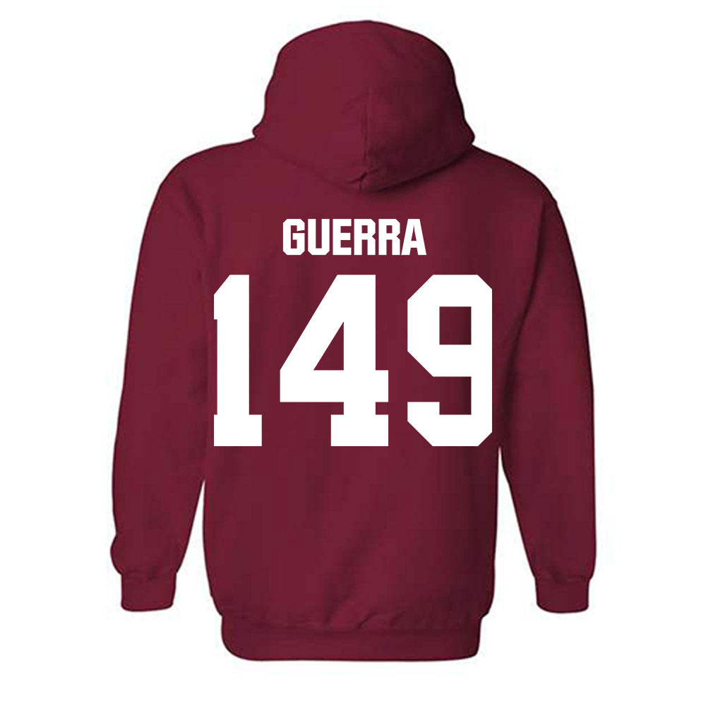 Indiana - NCAA Wrestling : Tyler Guerra - Classic Shersey Hooded Sweatshirt-1