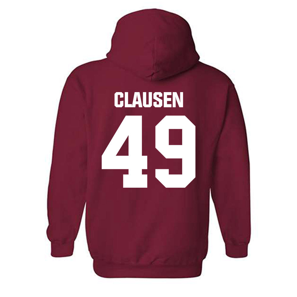 Indiana - NCAA Football : Drew Clausen - Classic Shersey Hooded Sweatshirt-1