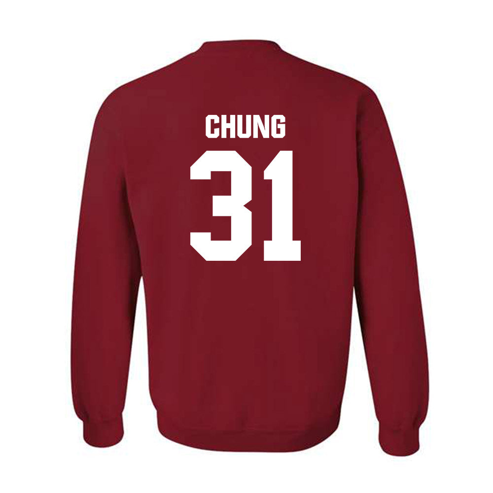 Indiana - NCAA Football : Anthony Chung - Classic Shersey Crewneck Sweatshirt-1