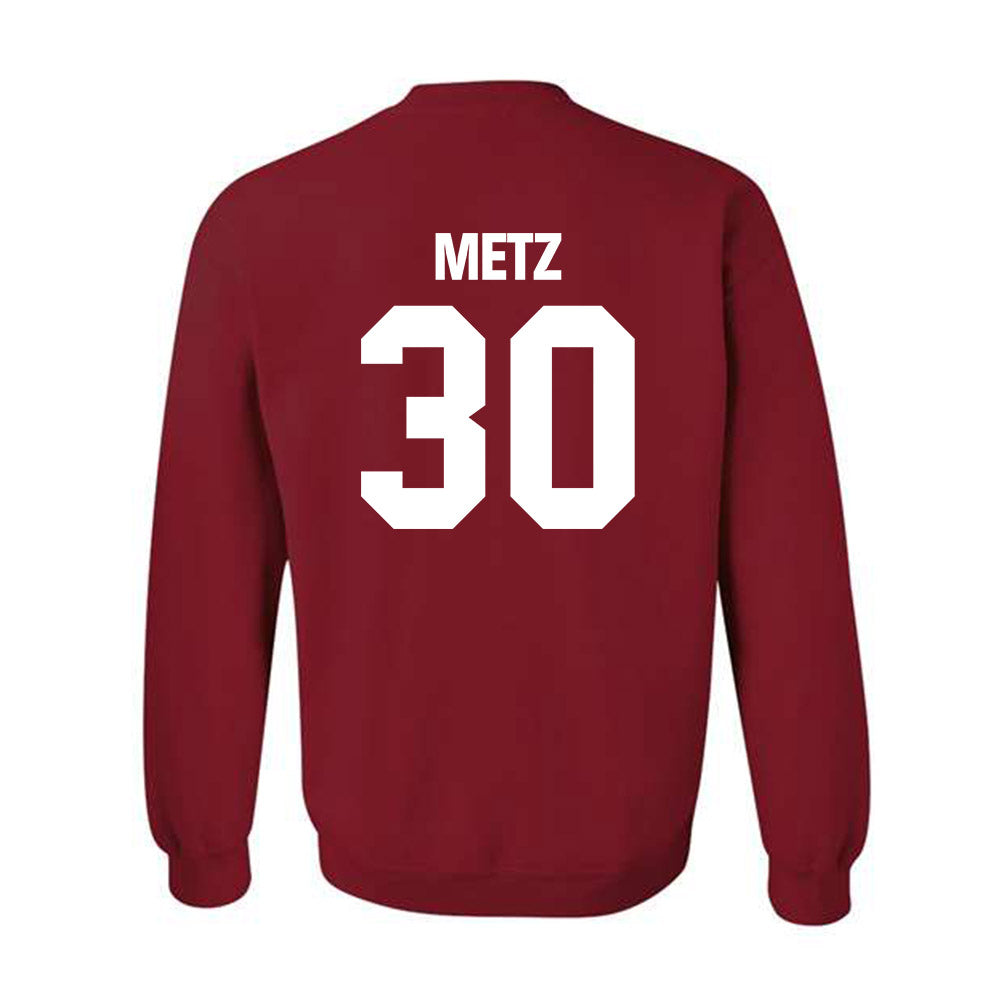 Indiana - NCAA Baseball : Blane Metz - Classic Shersey Crewneck Sweatshirt-1