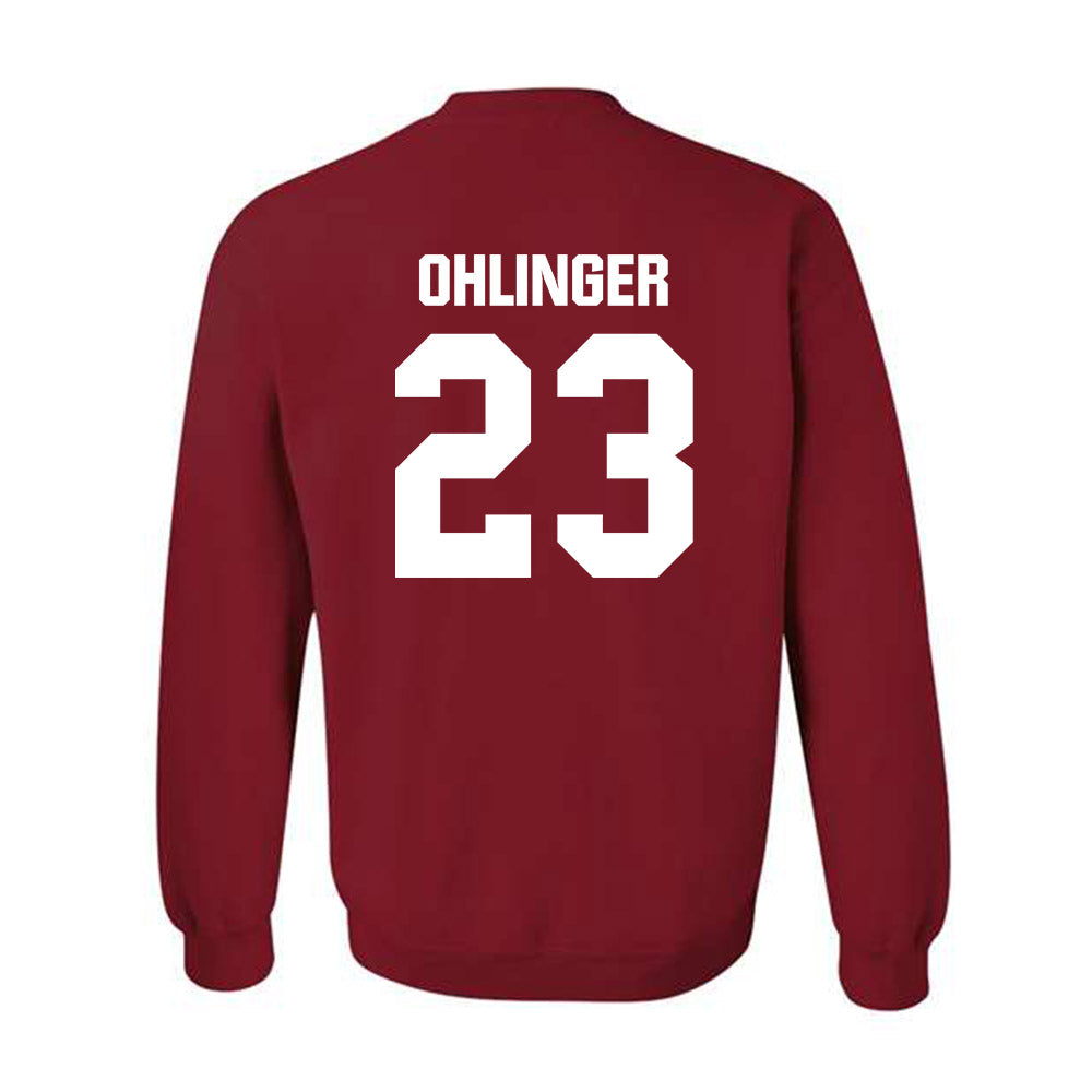 Indiana - NCAA Football : Henry Ohlinger - Classic Shersey Crewneck Sweatshirt-1