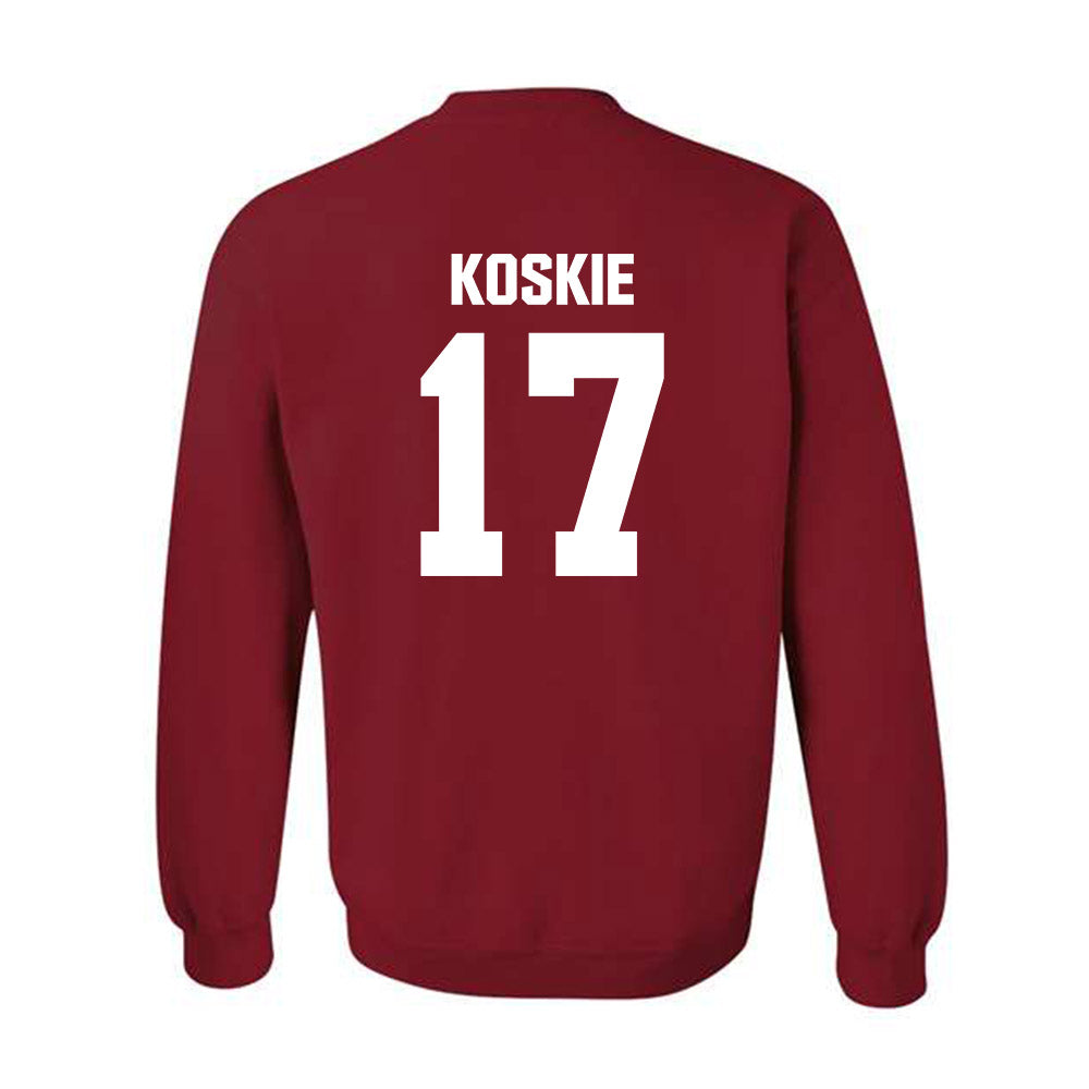 Indiana - NCAA Baseball : Caleb Koskie - Classic Shersey Crewneck Sweatshirt-1