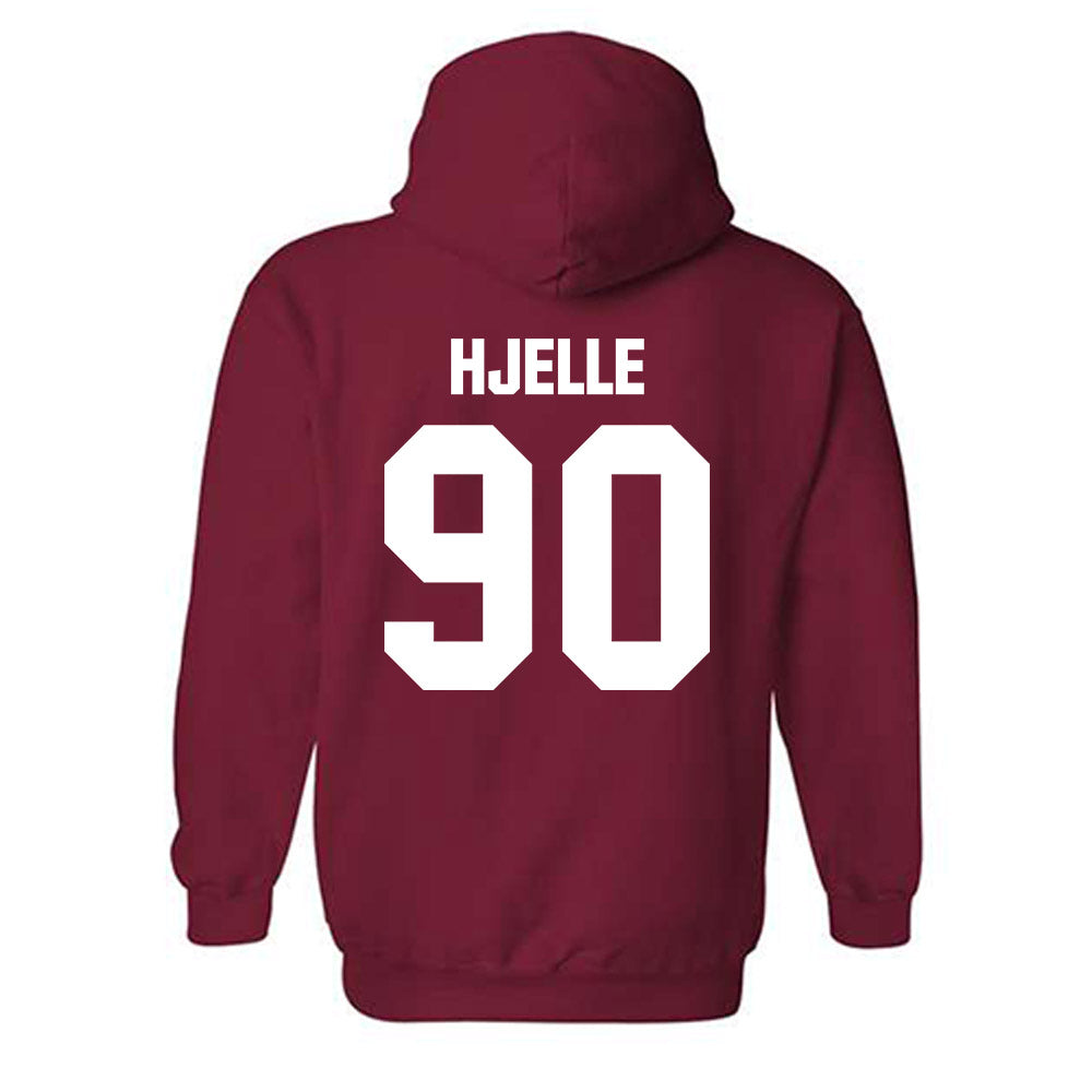 Indiana - NCAA Football : Joe Hjelle - Classic Shersey Hooded Sweatshirt-1
