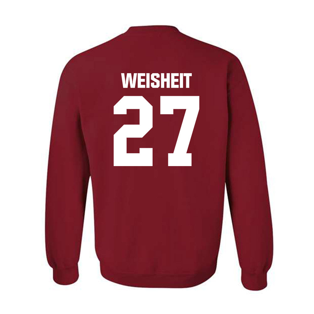 Indiana - NCAA Baseball : Clayton Weisheit - Classic Shersey Crewneck Sweatshirt-1