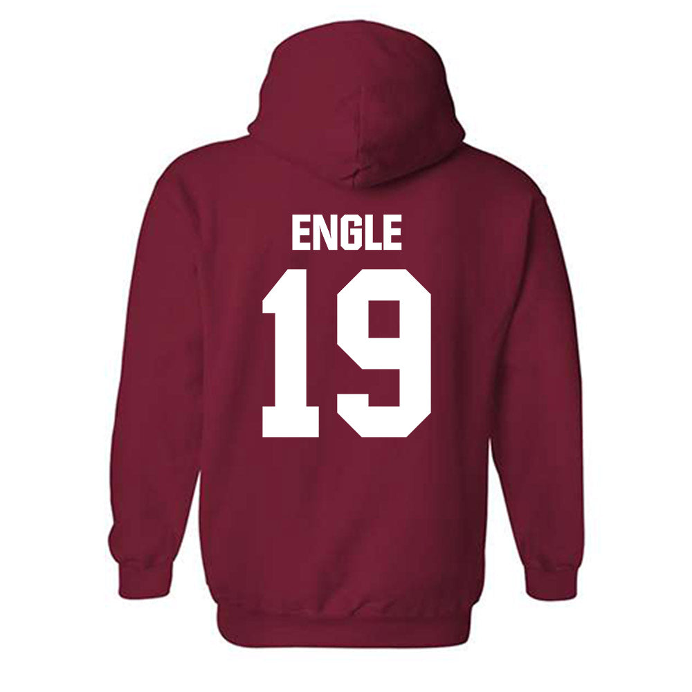 Indiana - NCAA Softball : Maddie Engle - Classic Shersey Hooded Sweatshirt-1