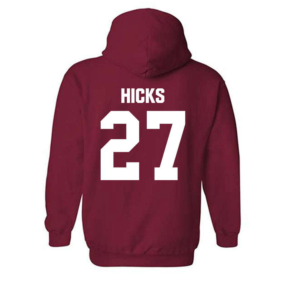 Indiana - NCAA Football : Kasmir Hicks - Classic Shersey Hooded Sweatshirt-1