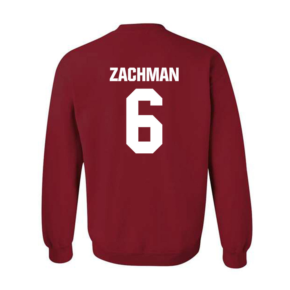Indiana - NCAA Football : Preston Zachman - Classic Shersey Crewneck Sweatshirt-1