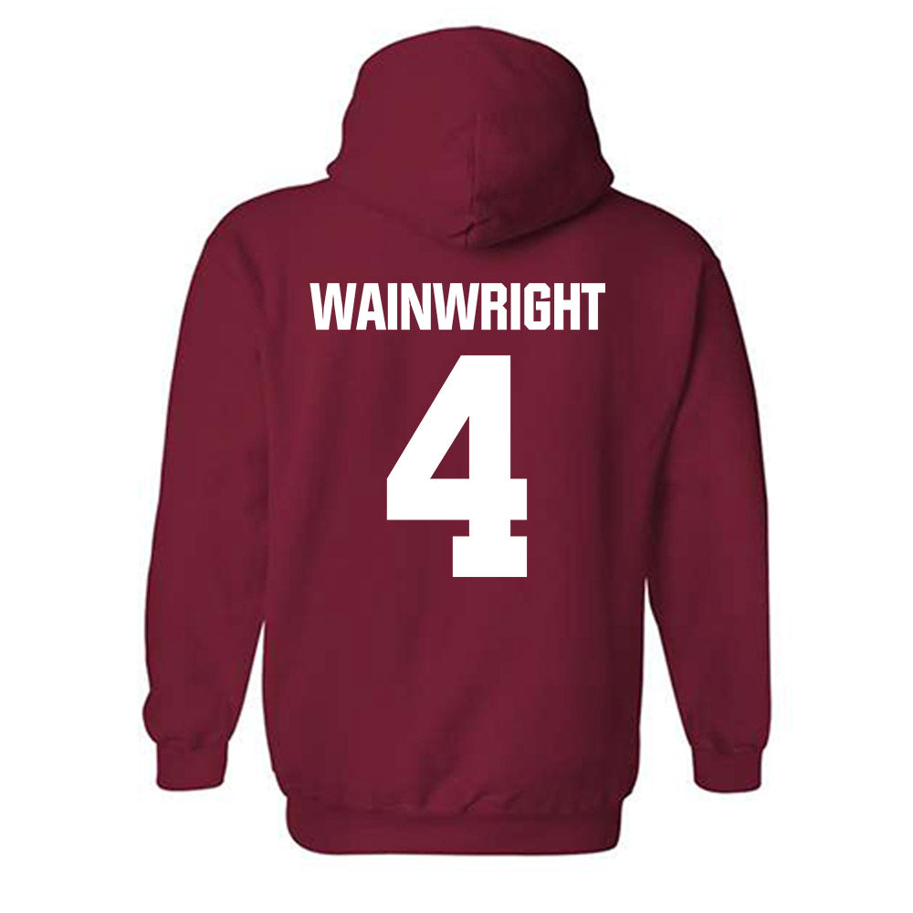 Indiana - NCAA Softball : Madison Wainwright - Classic Shersey Hooded Sweatshirt-1