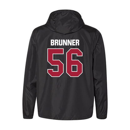 Indiana - NCAA Football : Joe Brunner - Windbreaker-1