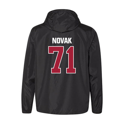 Indiana - NCAA Football : Benjamin Novak - Windbreaker-1