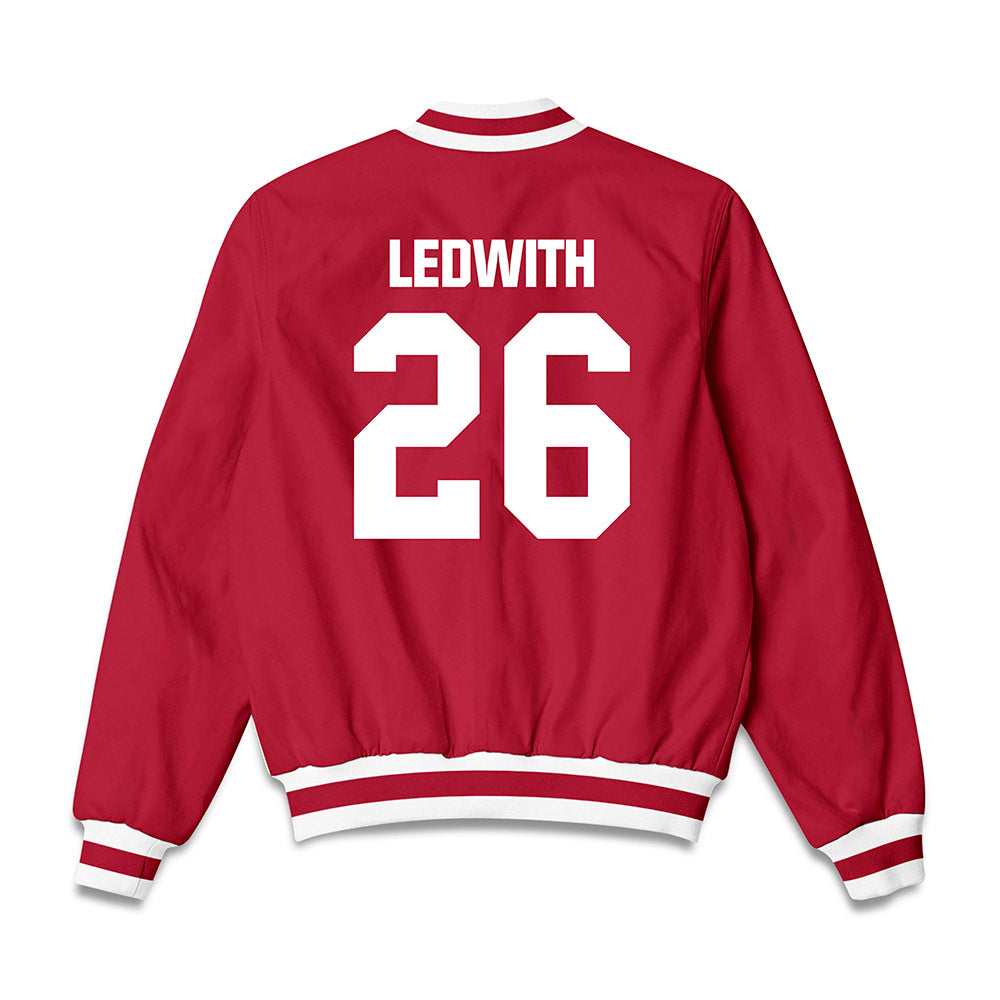 Indiana - NCAA Women's Soccer : Maggie Ledwith - Bomber Jacket-1