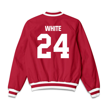 Indiana - NCAA Softball : Josie White - Bomber Jacket-1