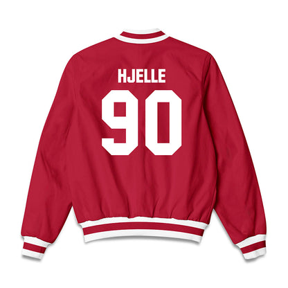 Indiana - NCAA Football : Joe Hjelle - Bomber Jacket-1