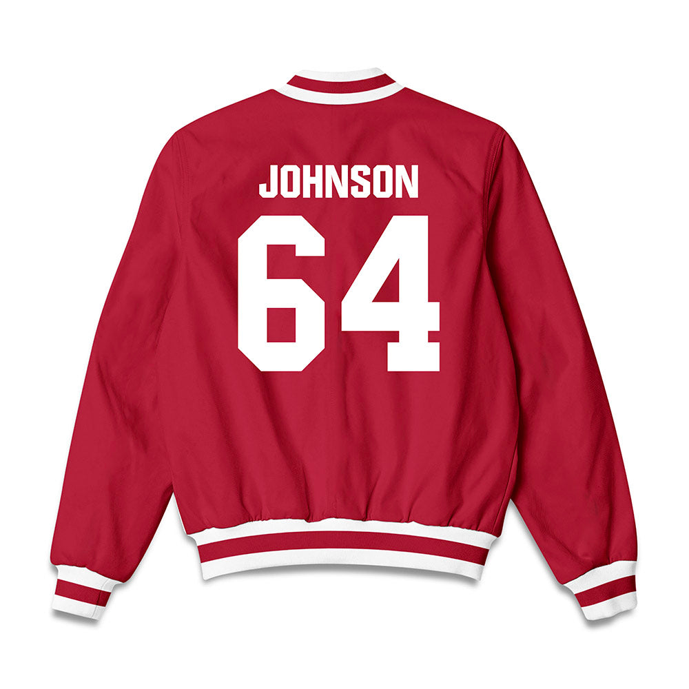 Indiana - NCAA Football : Chance Johnson - Bomber Jacket-1