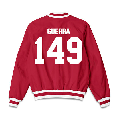 Indiana - NCAA Wrestling : Tyler Guerra - Bomber Jacket-1