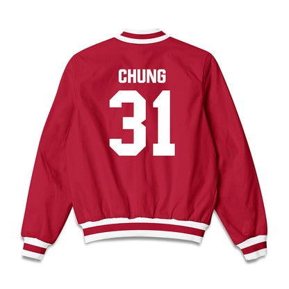 Indiana - NCAA Football : Anthony Chung - Bomber Jacket-1