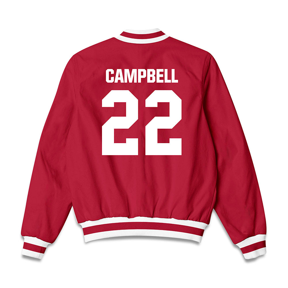 Indiana - NCAA Football : Jayreon Campbell - Bomber Jacket-1